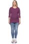 Preview: 103 BASIC Umstands- und Stillshirt 3/4 Arm (burgund)