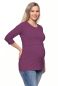 Preview: 103 BASIC Umstands- und Stillshirt 3/4 Arm (burgund)