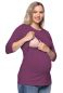 Preview: 103 BASIC Umstands- und Stillshirt 3/4 Arm (burgund)