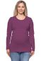 Preview: 103 BASIC Umstands- und Stillshirt langarm (burgund)