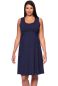 Preview: 104 Basic sleeveless maternity and nursing dress (navy)