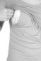 Preview: 102 BASIC maternity and nursing shirt gathered at the sides with butterfly sleeves (black)