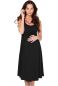 Preview: 104 Basic ärmelloses Umstands- und Stillkleid  (schwarz)