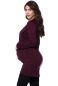 Preview: SIMPLE Long Umstands- und Stillpullover (aubergine)