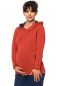 Preview: LULU Umstands- und Stillpullover (rostorange)