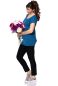 Preview: APRIL Zweilagiges Umstands- und Stillshirt aus Modal (aqua)
