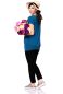 Preview: APRIL Zweilagiges Umstands- und Stillshirt aus Modal (aqua)