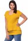 Preview: APRIL Zweilagiges Umstands- und Stillshirt (gelb)