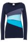 Preview: KYRA langarm Umstands- und Stillshirt (Colour-Block-Look)