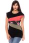 Preview: KYRA Umstands- und Stillshirt (schwarz Colour-Block)
