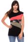 Preview: KYRA Umstands- und Stillshirt (schwarz Colour-Block)