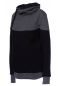 Preview: ALAN Umstands- und Stillpullover aus Bio Baumwolle (schwarz mit grauen Strickmuster)