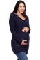 Preview: BOBBY Maternity & Nursing Hoodie (navy)