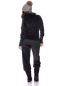 Preview: IGA & IGO Nicki Loungewear Anzug aus Bio Baumwolle (schwarz)