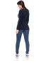 Preview: BRUNO Shirt Langarm Umstands- und Stillshirt (Streifen)