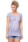 Preview: LOUNA Umstands-& Stillshirt kurzarm (MINI Josie Meadow Floral blau)