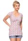 Preview: LOUNA Umstands-& Stillshirt kurzarm (MINI Josie Meadow Floral rosa)