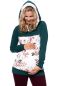 Preview: JUNA Kapuzenpullover aus Bio Baumwoll/Bambus-Gemisch (flaschengrün)
