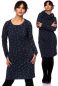 Preview: ELSIE Maternity & Nursing Dress (Set, 2 Pieces, with Detachable Stillloop) Organic Cotton Sweat (Bird Print)