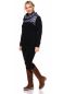 Preview: FRIJA BIO SET Umstands-& Stillpulover mit Stillloop (schwarz mit Norwegermuster)