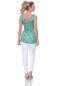 Preview: MAIKO Umstands- und Stilltop (vintage roses auf mint)