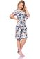 Preview: 2 tlg. VARIO-SET (LUNA & ESTHA) Umstands- und Stillkleid mit Croptop (Berry Meadow Floral on Cream)