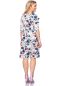Preview: 2 tlg. VARIO-SET (LUNA & ESTHA) Umstands- und Stillkleid mit Croptop (Berry Meadow Floral on Cream)
