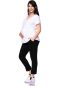 Preview: CASSI two-layer oversized maternity and nursing shirt made of Tencel modal in white