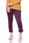 Preview: GLEN Sweatpants aus angerauhtem Bio Sweat (aubergine)