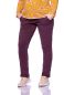 Preview: GLEN Sweatpants aus angerauhtem Bio Sweat (aubergine)