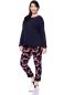Preview: GADI Lässiges Umstands-und Stillsweatshirt aus softem Bio Sweat UNI (marine)