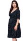 Preview: AVA wendbares Wickelkleid (dunkle Gartennacht)