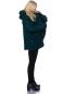 Preview: MEJA BIO Baumwollfleece Babytragejacke Umstandsjacke (flaschengrün) 100 % made in Germany