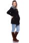 Preview: MEJA BIO Baumwollfleece Babytragejacke Umstandsjacke (schwarz) 100 % made in Germany