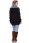 Preview: MEJA BIO Baumwollfleece Babytragejacke Umstandsjacke (schwarz) 100 % made in Germany
