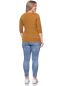 Preview: 103 BASIC Umstands- und Stillshirt 3/4 Arm (gold olive)