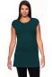 Preview: 107 BASIC short-sleeved maternity and nursing shirt extra long (bottle green)