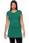 Preview: 107 BASIC short-sleeved maternity and nursing shirt extra long (green)
