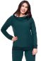 Preview: BIBO Umstands- und Stillpullover aus Bio Baumwolle (flaschengrün)