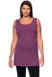 Preview: 107 BASIC maternity and nursing top extra long made from organic cotton (burgundy)