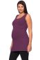 Preview: 107 BASIC Umstands- und Stilltop extra lang  aus Bio Baumwolle (aubergine)