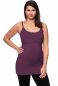 Preview: 107 BASIC nursing top with spaghetti straps extra long (burgundy)