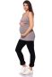 Preview: 107 BASIC nursing top with spaghetti straps extra long (grey)