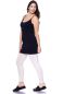Preview: 107 BASIC nursing top with spaghetti straps extra long (navy)