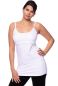 Preview: 107 BASIC nursing top with spaghetti straps extra long (purwhite)