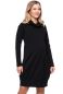 Preview: BABETT warmes Umstands-und Stillkleid aus Bio Baumwolle (schwarz)