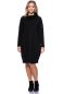 Preview: BABETT warmes Umstands-und Stillkleid aus Bio Baumwolle (schwarz)