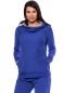 Preview: BIBO Umstands- und Stillpullover aus Bio Baumwolle (kobaltblau)