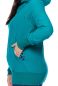 Preview: ARIK Umstands- und Stillpullover aus Bio Baumwolle (petrol /Ozean Muster)