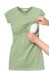 Preview: 103 BASIC Umstands- und Stillshirt Rundhals kurzarm (mintgrün)